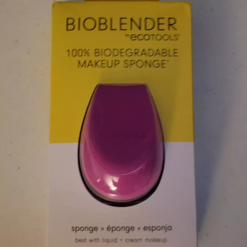 Ecotools Hot Pink Bioblender Makeup Cosmetic Sponge Brand New Biodegradable
